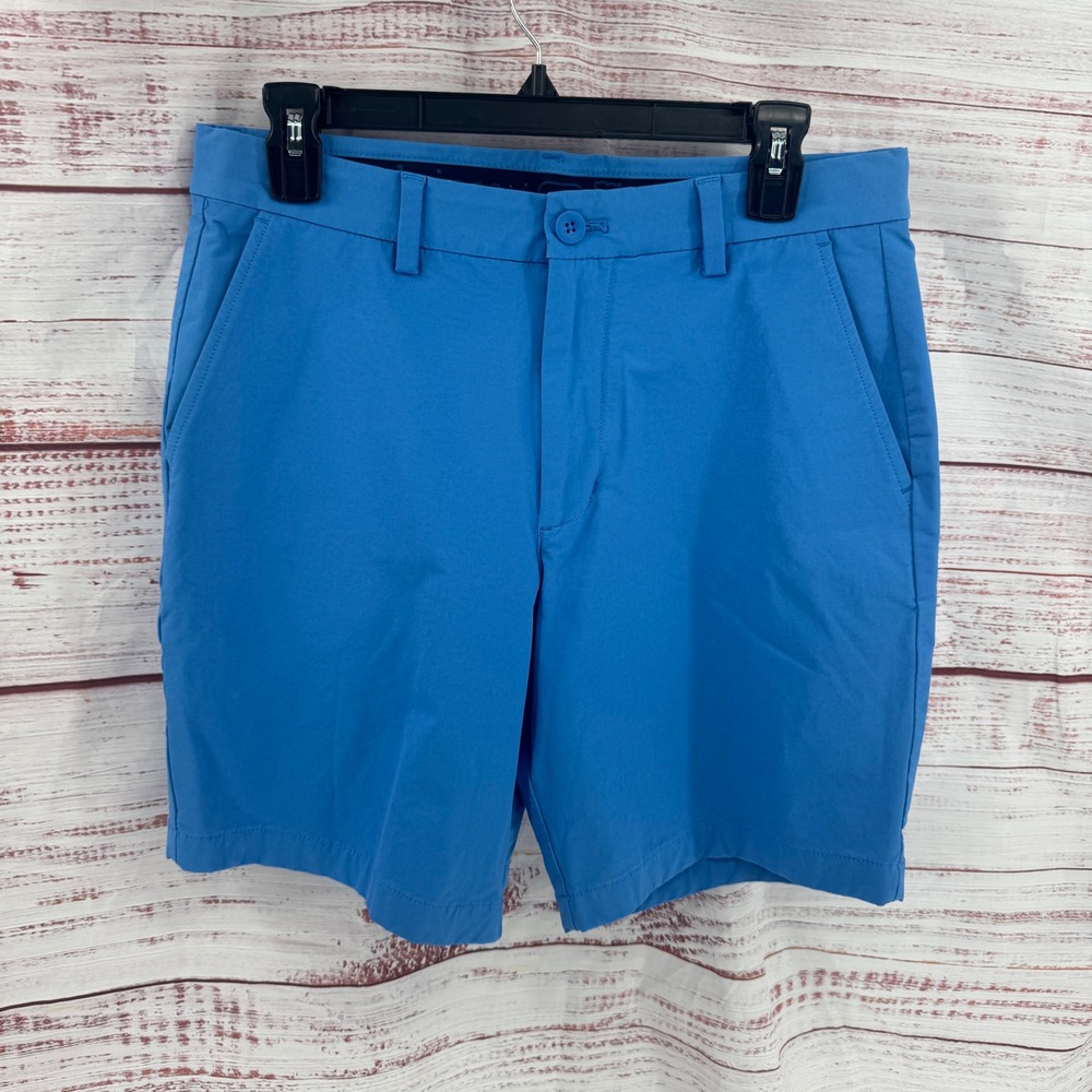 Vineyard Vines Performance Shorts Mens Size 30 Blue Golf Chino Stretch Wicking